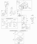 Camshaft Crankshaft Cylinder Engine Sump Gasket Set-Engine Piston Rings Connecting Rod Diagram and Parts List for 283H07-0105-E1  Briggs and Stratton Engine